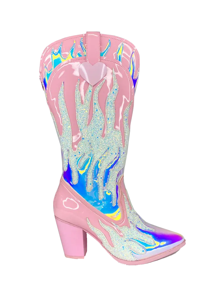 Space Cowgirl Pink Boots