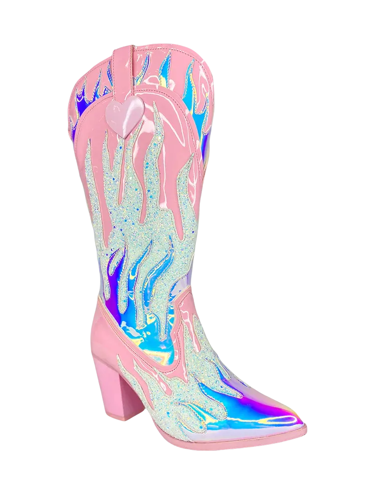 Space Cowgirl Pink Boots