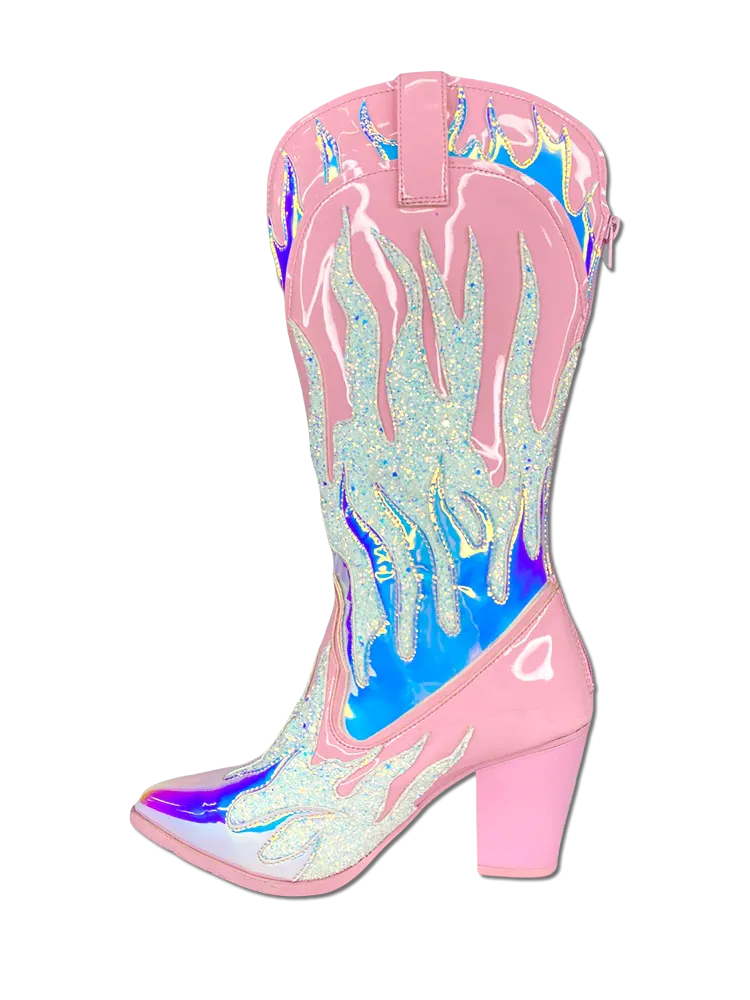 Space Cowgirl Pink Boots